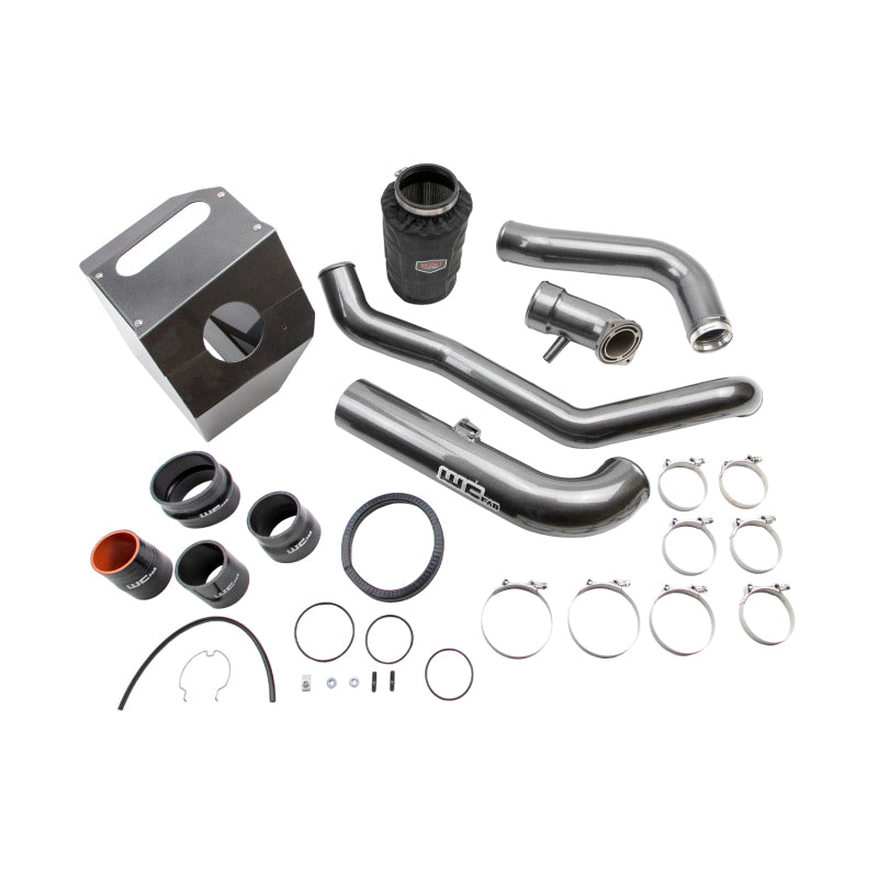 Wehrli 17-19  Chevrolet 6.6L L5P Duramax High Flow Intake Bundle Kit  Stage 2 - Red Wehrli