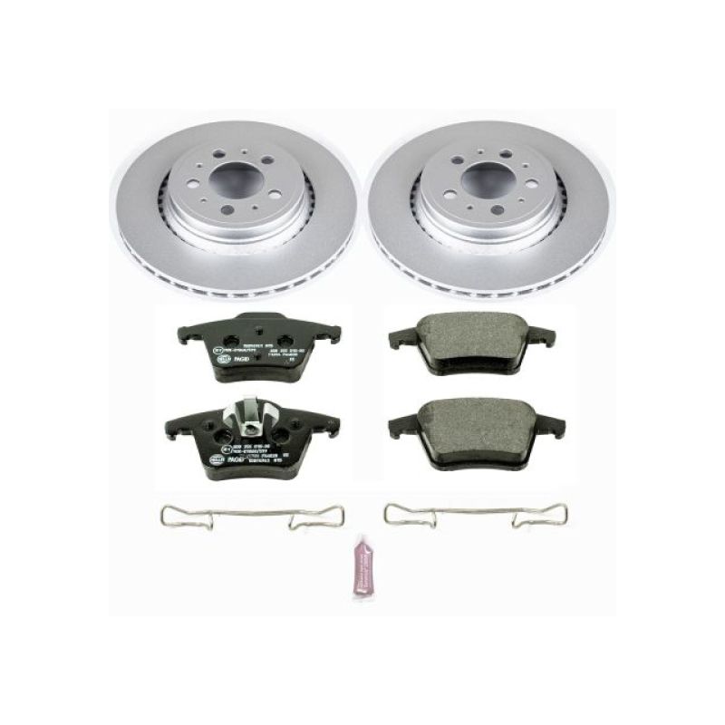 Power Stop 03-14 Volvo XC90 Rear Euro-Stop Brake Kit PowerStop