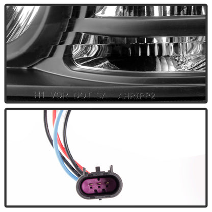 Spyder Dodge Ram 09-12 Projector Headlights Light Bar DRL Black PRO-YD-DR09-LBDRL-BK SPYDER