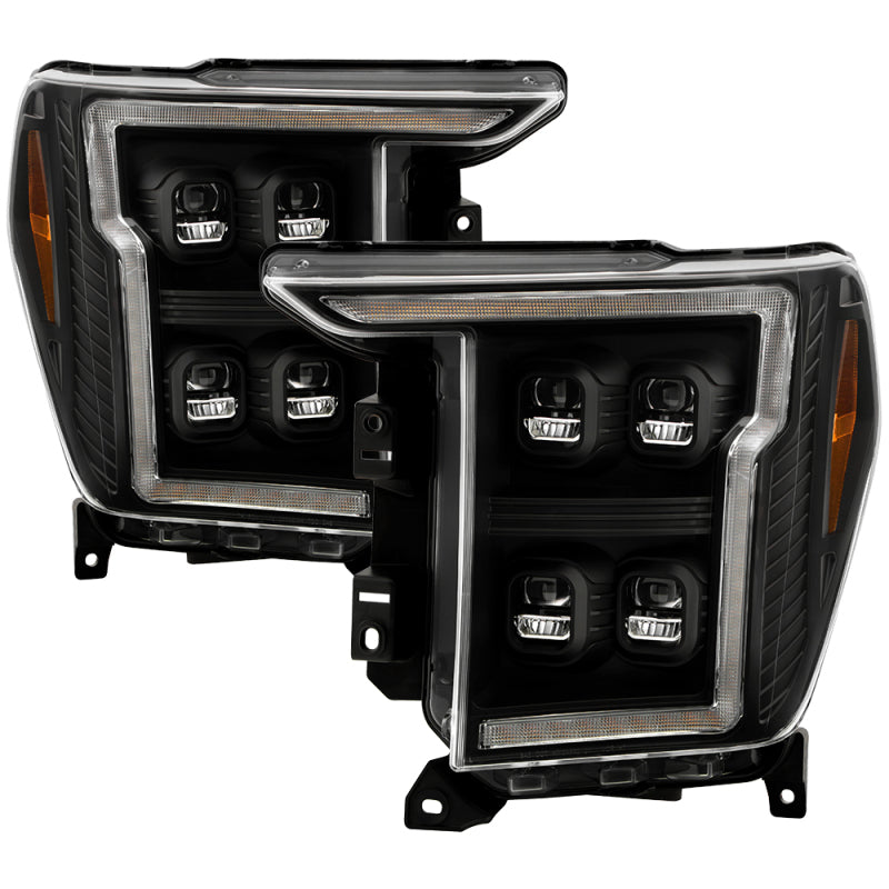 Spyder Ford F150 20-21 Quad High-Power LED Module - Black (PRO-YD-FF15021HALAP-SBSEQ-BK) SPYDER