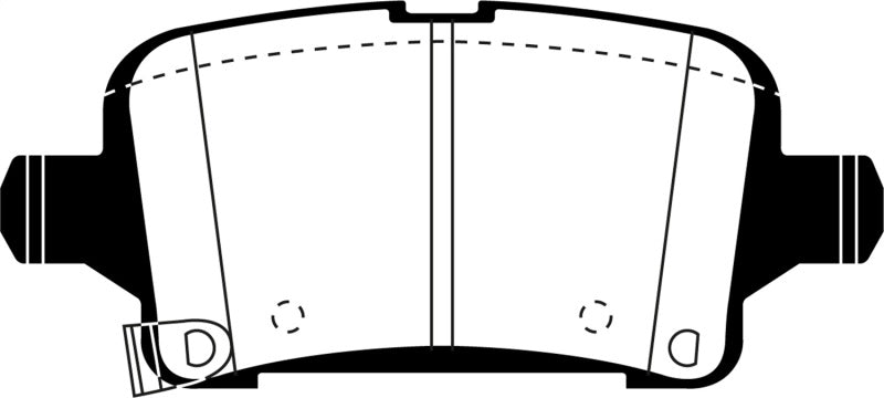 EBC GreenStuff Rear Brake Pads - DP63057 EBC