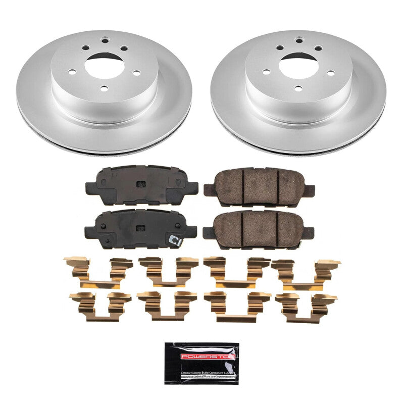 Power Stop 20-22 Cadillac CT4 Front Z17 Coated Brake Kit PowerStop