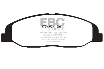 EBC Ultimax2 Front Brake Pads - UD1332 EBC