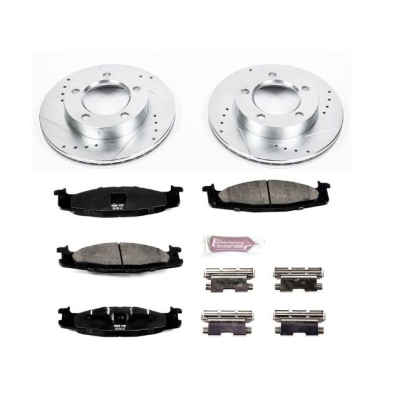 Power Stop 94-96 Ford Bronco Front Z23 Evolution Sport Brake Kit PowerStop