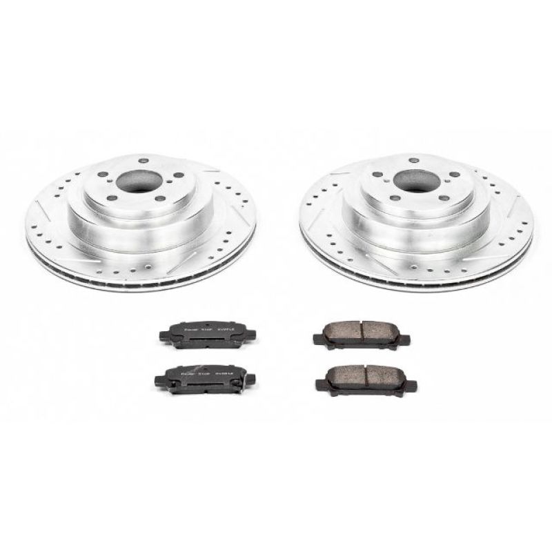 Power Stop 05-09 Subaru Legacy Rear Z23 Evolution Sport Brake Kit PowerStop
