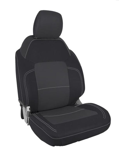 PRP 2021+ Ford Bronco 4 Door Front Seat Covers (Pair) - Black & Grey B060-03