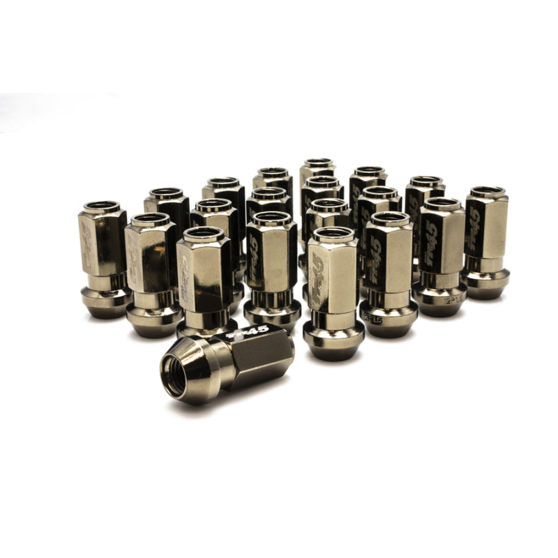 Wheel Mate Muteki Open End Lug Nuts - Titanium Finish - 12x1.25 - 45mm