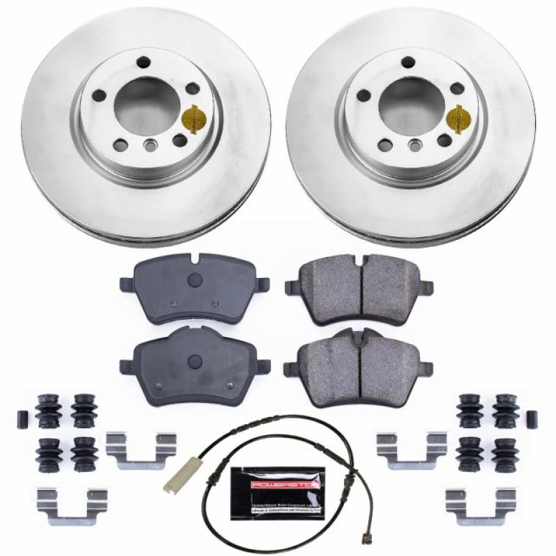 Power Stop 11-16 Mini Cooper Countryman Front Z23 Evolution Sport Coated Brake Kit PowerStop