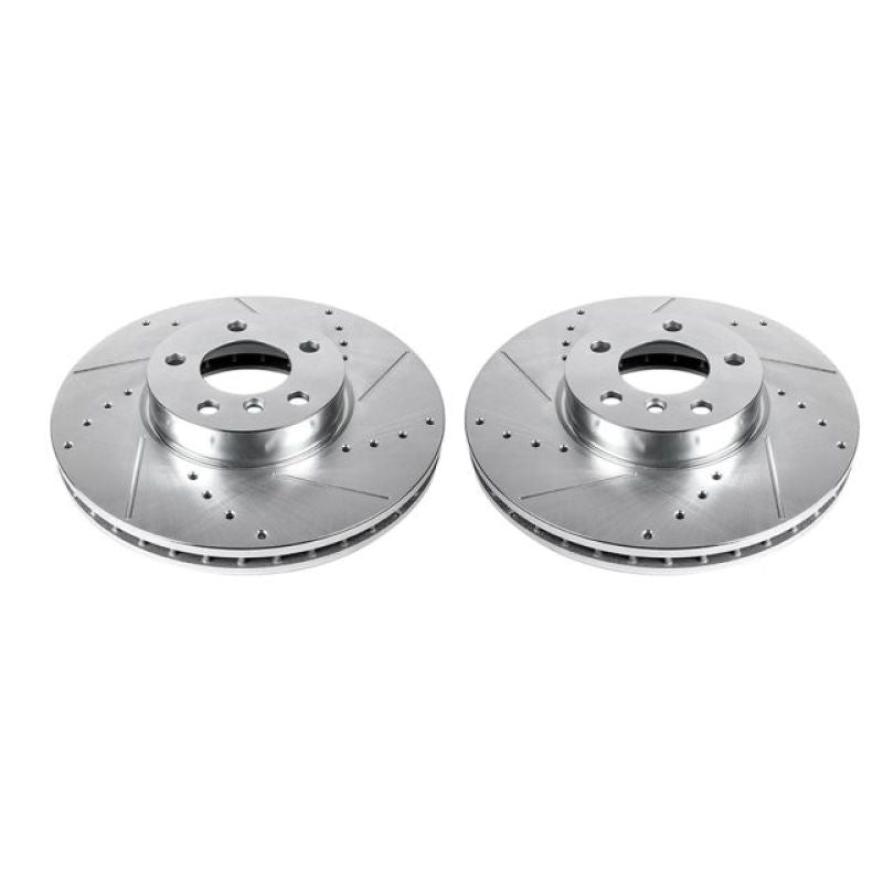Power Stop 07-18 BMW X5 Front Evolution Drilled & Slotted Rotors - Pair PowerStop