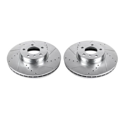 Power Stop 07-18 BMW X5 Front Evolution Drilled & Slotted Rotors - Pair PowerStop