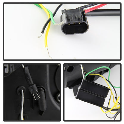 Spyder 08-10 Ford F-250 Ver 2 Proj Headlight - Switch Back Light Bar - Chrome - PRO-YD-FS08V2-SBLB-C SPYDER