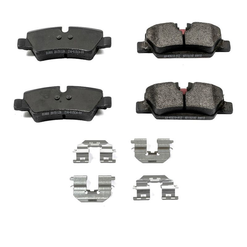 Power Stop 15-19 Mini Cooper Rear Z17 Evolution Ceramic Brake Pads w/Hardware PowerStop