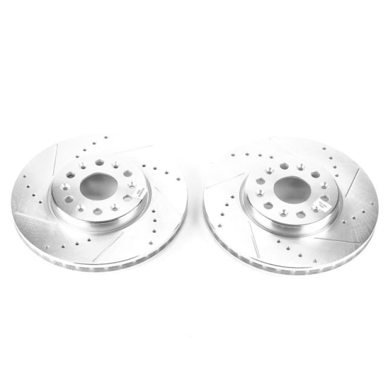 Power Stop 18-19 Buick Enclave Front Evolution Drilled & Slotted Rotors - Pair PowerStop