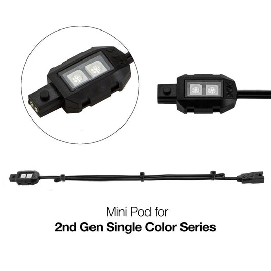 XKGlow AMBER - 2nd Gen Single Color Ultra Bright Compact Pod - Part XK-2P-P-A