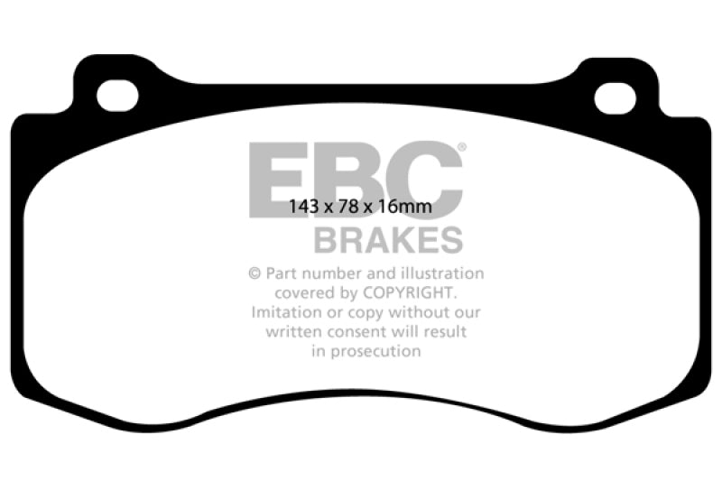 EBC Extra Duty Front Brake Pads - ED91764 EBC