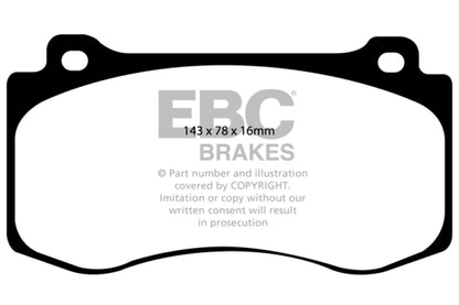 EBC Extra Duty Front Brake Pads - ED91764 EBC
