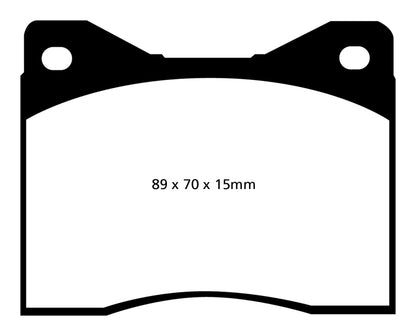 EBC GreenStuff Front Brake Pads - DP2753 EBC