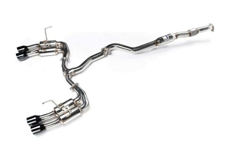 Invidia 2022+ Subaru WRX Gemini Single Layer Quad Black Tip Cat-Back Exhaust Invidia