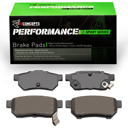 R1 Rear Performance Brake Pads 1985-2014 Acura/Honda - 2115-0374-00