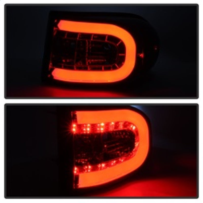 Spyder Toyota FJ Cruiser 07-13 Light Bar LED Tail Lights Smoke ALT-YD-TFJ07-LBLED-SM SPYDER