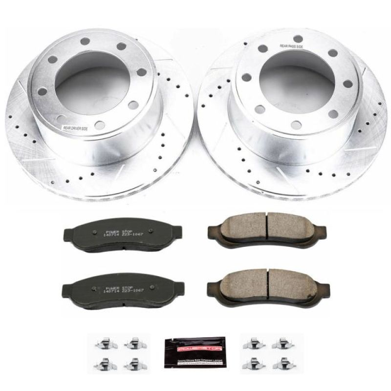 Power Stop 07-10 Ford F-250 Super Duty Rear Z23 Evolution Sport Brake Kit PowerStop