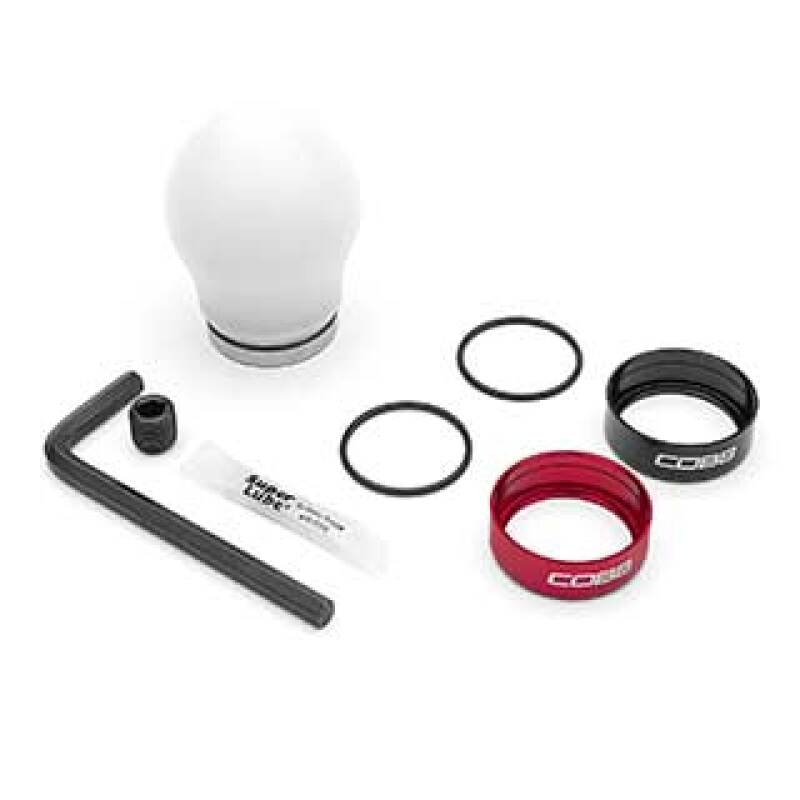 COBB 12-16 FR-S / 2012+ BRZ / 2017+ GR86 / Focus ST+RS / Fiesta ST Short Weighted COBB Knob - White 291360-W