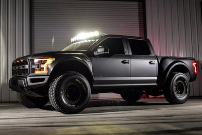 KC HiLiTES 17-18 Ford Raptor 57in. Pro6 Gravity LED 9-Light 180w Combo Beam Overhead Light Bar Sys KC HiLiTES