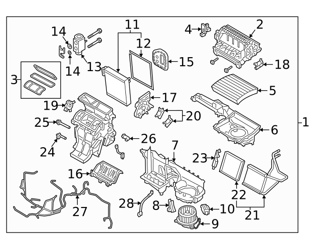 OEM Volvo Cabin Air Filter for XC40 C40 (31497285) X1