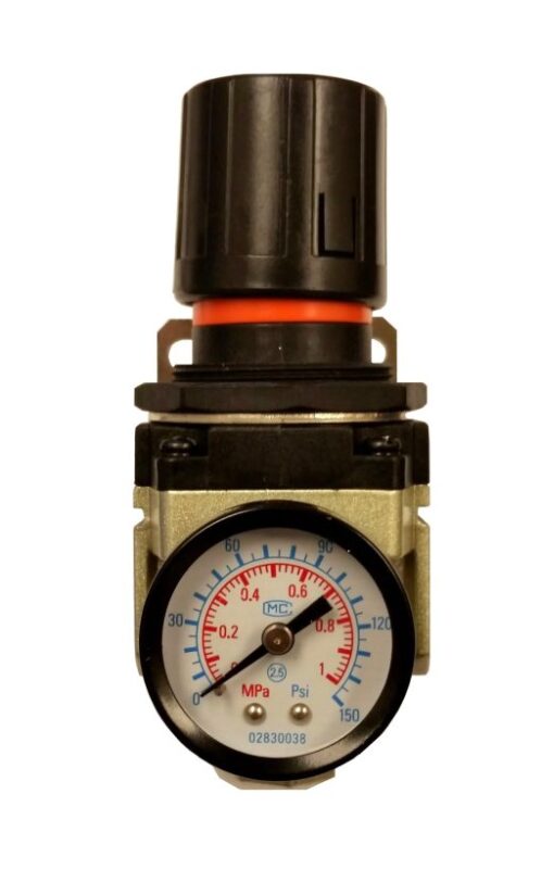 Kleinn 150 PSI Inline Air Pressure Regulator w/ 1/4In NPT Inlet / Outlet Ports