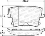 StopTech Street Disc Brake Pads - 305.10570