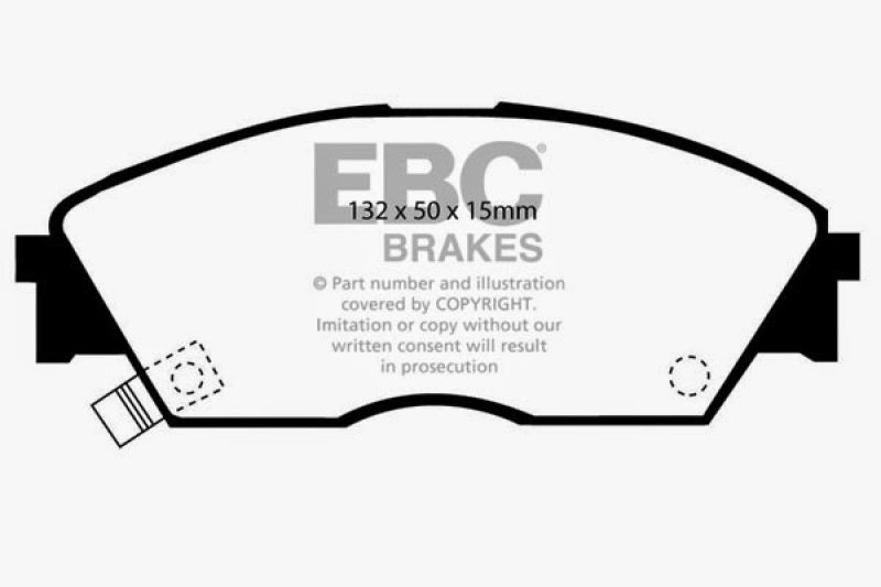 EBC RedStuff Front Brake Pads - DP3706C