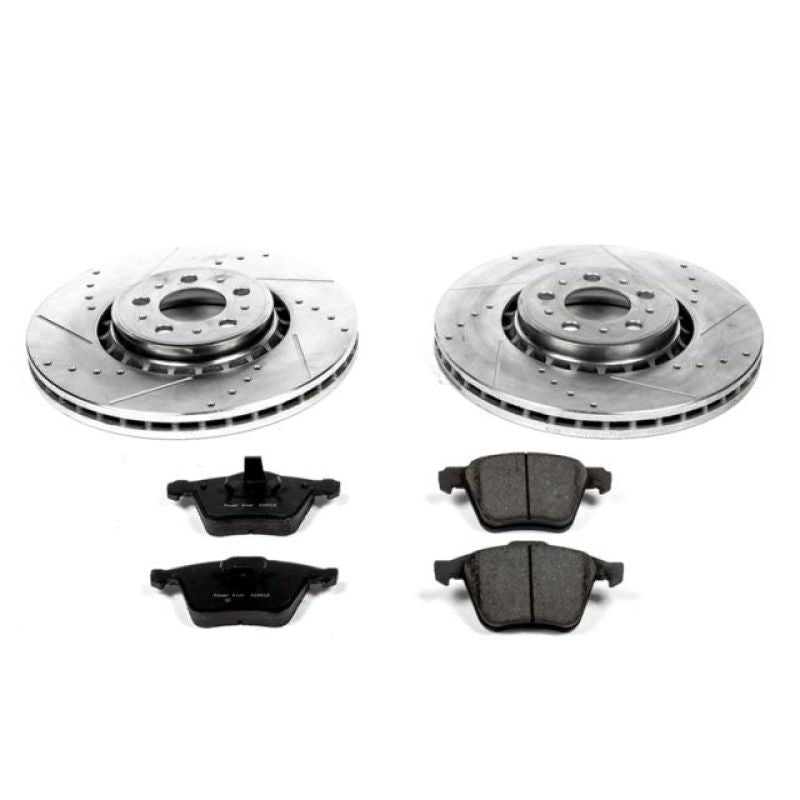 Power Stop 03-14 Volvo XC90 Front Z23 Evolution Sport Brake Kit PowerStop