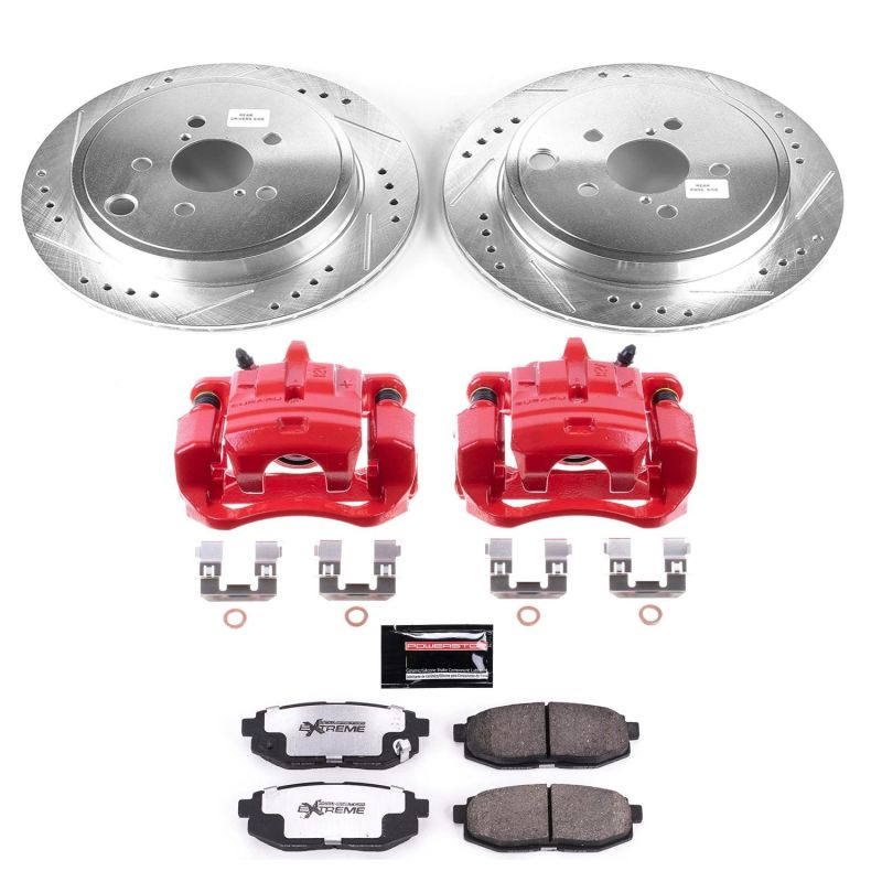 Power Stop 13-16 Scion FR-S Rear Z26 Street Warrior Brake Kit w/Calipers PowerStop
