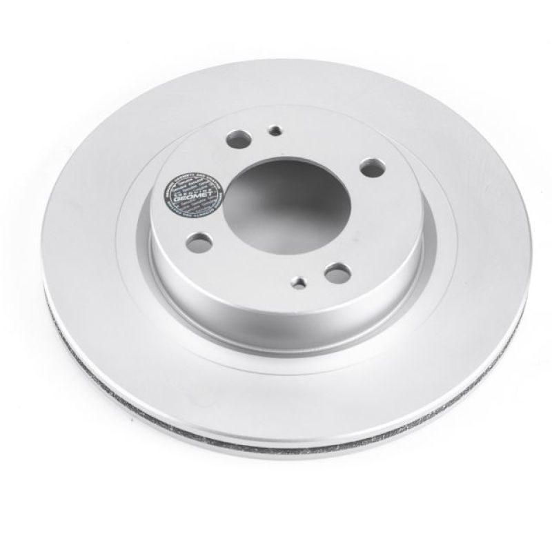 Power Stop 17-18 Mitsubishi Mirage Front Evolution Geomet Coated Rotor PowerStop