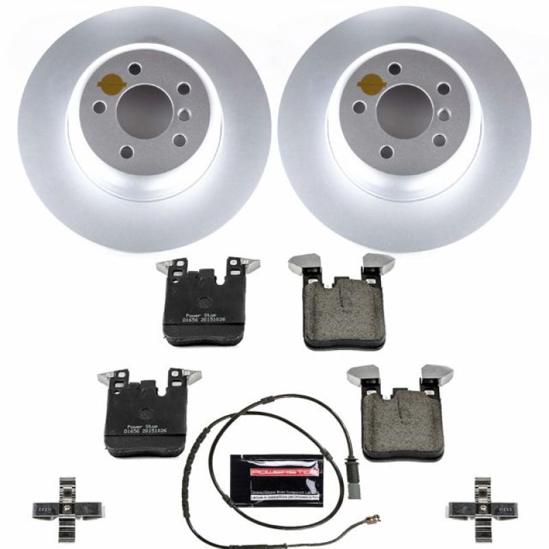 Power Stop 16-18 BMW 320i xDrive Rear Z23 Evolution Sport Coated Brake Kit PowerStop