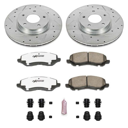 Power Stop 11-14 Chrysler 200 Front Z26 Street Warrior Brake Kit PowerStop