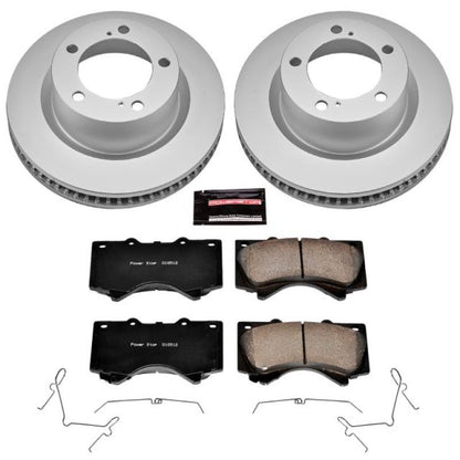 Power Stop 08-11 Lexus LX570 Front Z17 Evolution Geomet Coated Brake Kit PowerStop