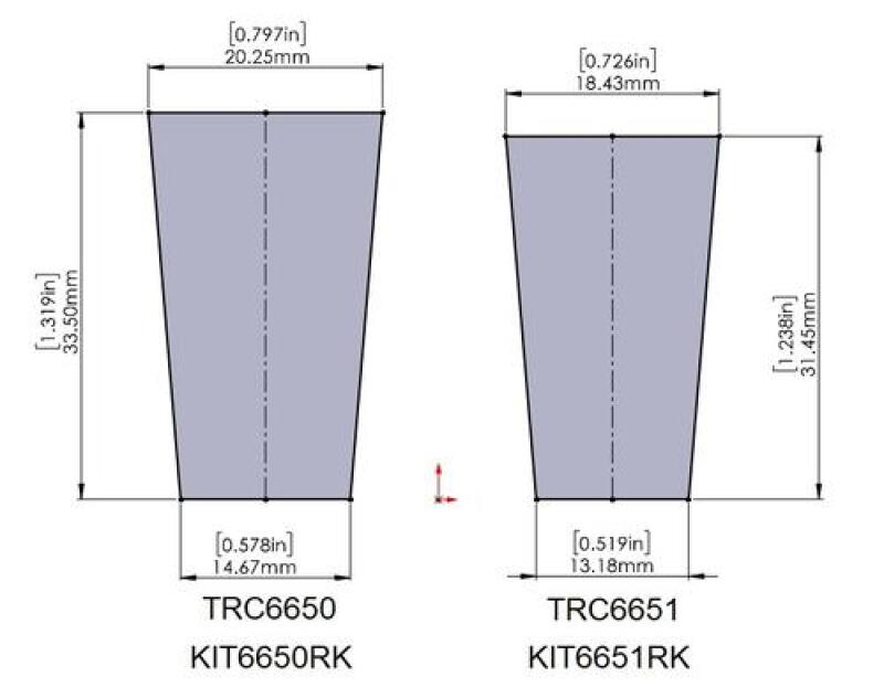 SuperPro Upper Control Arm Replacement Bushing Kit (1 Arm) (For TRC6650)