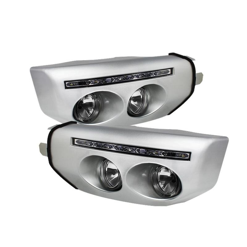 Spyder Toyota FJ Cruiser 07-14 Fog Lights W LED Daytime Running Lights w/swch- Clear FL-DRL-TFJ07-C SPYDER