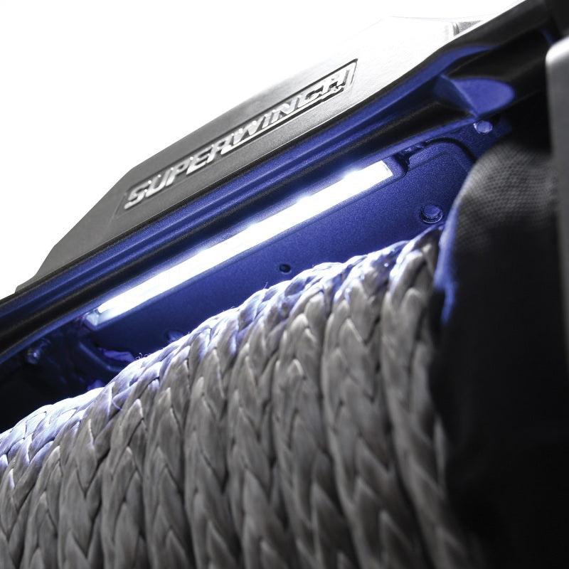 Superwinch 12000 LBS 12 VDC 3/8in x 80ft Synthetic Rope SX 12000SR Winch - Graphite Superwinch