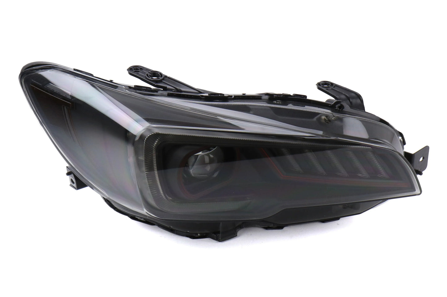 OLM Sokudo LED Headlights with DRL + Sequential Turns - 2015-2021 Subaru WRX / STI