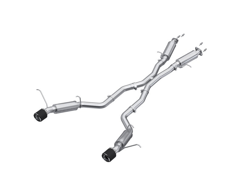 MBRP 2012+ Jeep Grand Cherokee SRT 6.4L 3in Dual Rear Exit T304SS Catback Exhaust - CF Tips MBRP