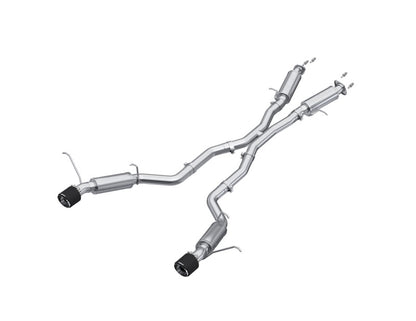 MBRP 2012+ Jeep Grand Cherokee SRT 6.4L 3in Dual Rear Exit T304SS Catback Exhaust - CF Tips MBRP