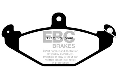 EBC BlueStuff Rear Brake Pads - DP5885NDX EBC