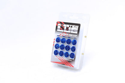 Wheel Mate Monster Lug Nut Caps - Purple 14x1.50