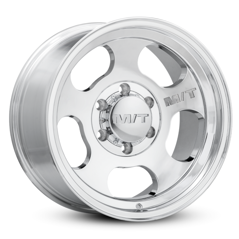 Mickey Thompson Canyon Polished Wheel - 16X8 6X5.5 BP 4.03in BS -12 Offset 108.1mm Bore Mickey Thompson