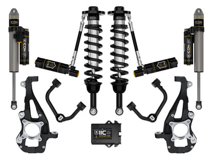 ICON 21-24 Ford F150 4WD 3.5-4.5in Stage 5 Suspension System - Tubular UCA