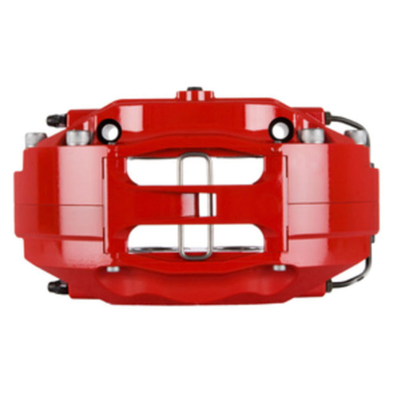 StopTech 05-14 Ford Mustang GT BBK Front ST-40 Red Calipers 1pc 355x32 Slotted Rotors Stoptech