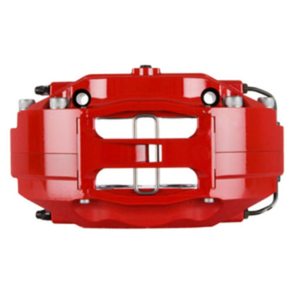 StopTech 05-14 Ford Mustang GT BBK Front ST-40 Red Calipers 1pc 355x32 Slotted Rotors Stoptech