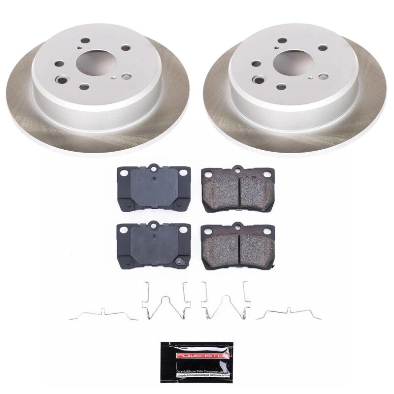 Power Stop 06-13 Lexus IS250 Rear Semi-Coated Rotor Kit PowerStop